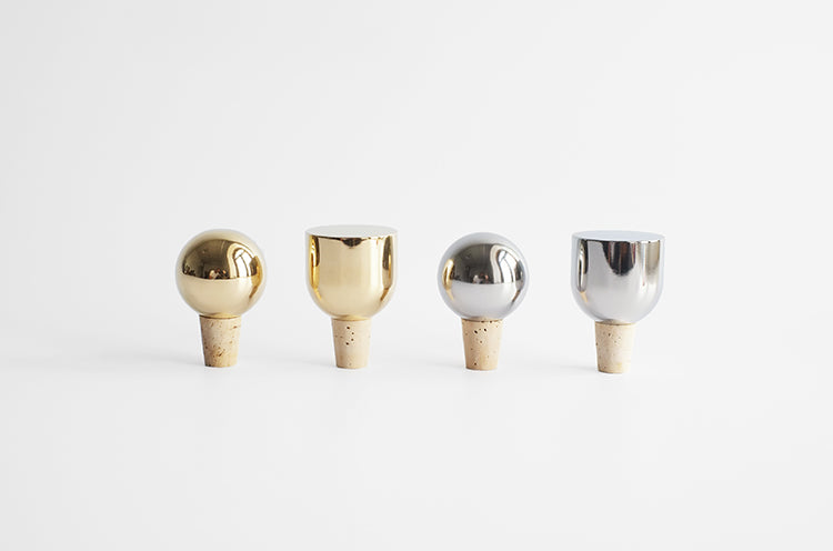 Brass Dome Wine Stopper