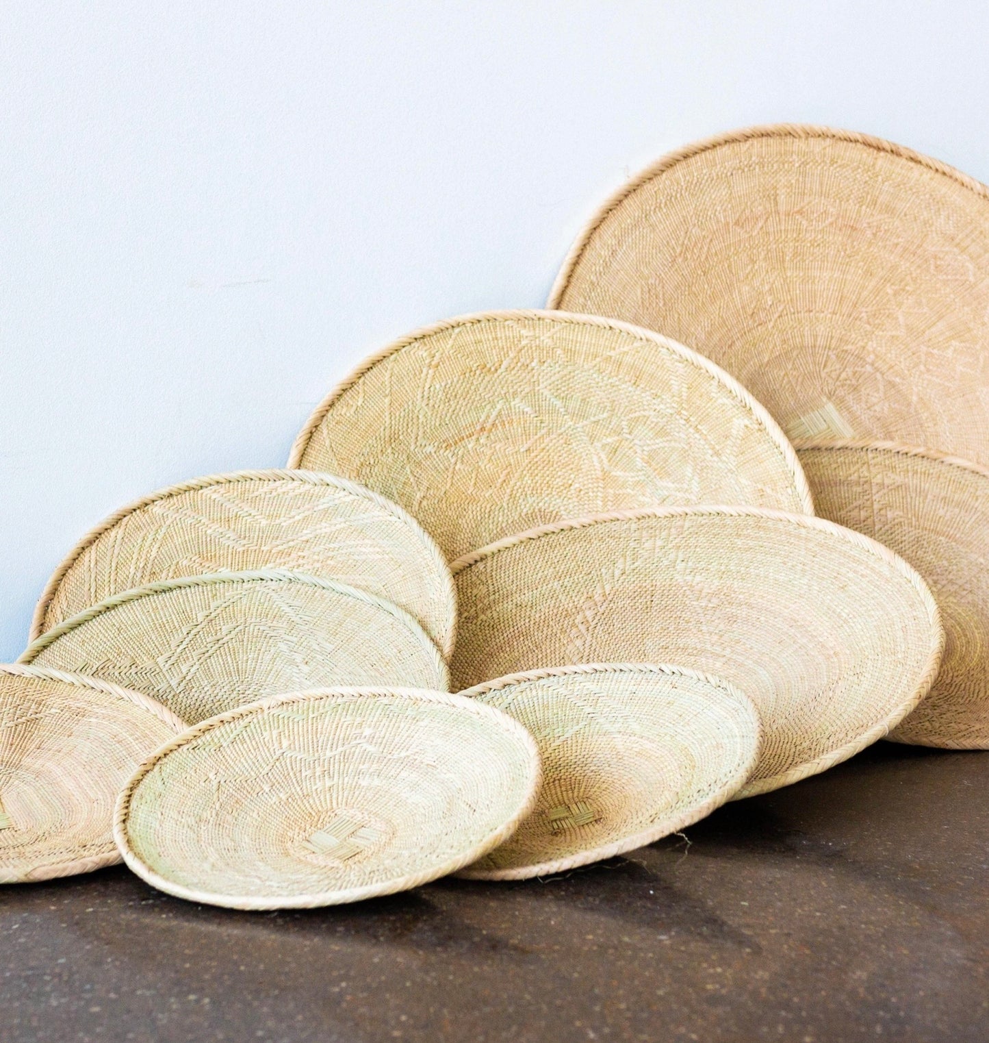 Binga Blonde Flat Basket