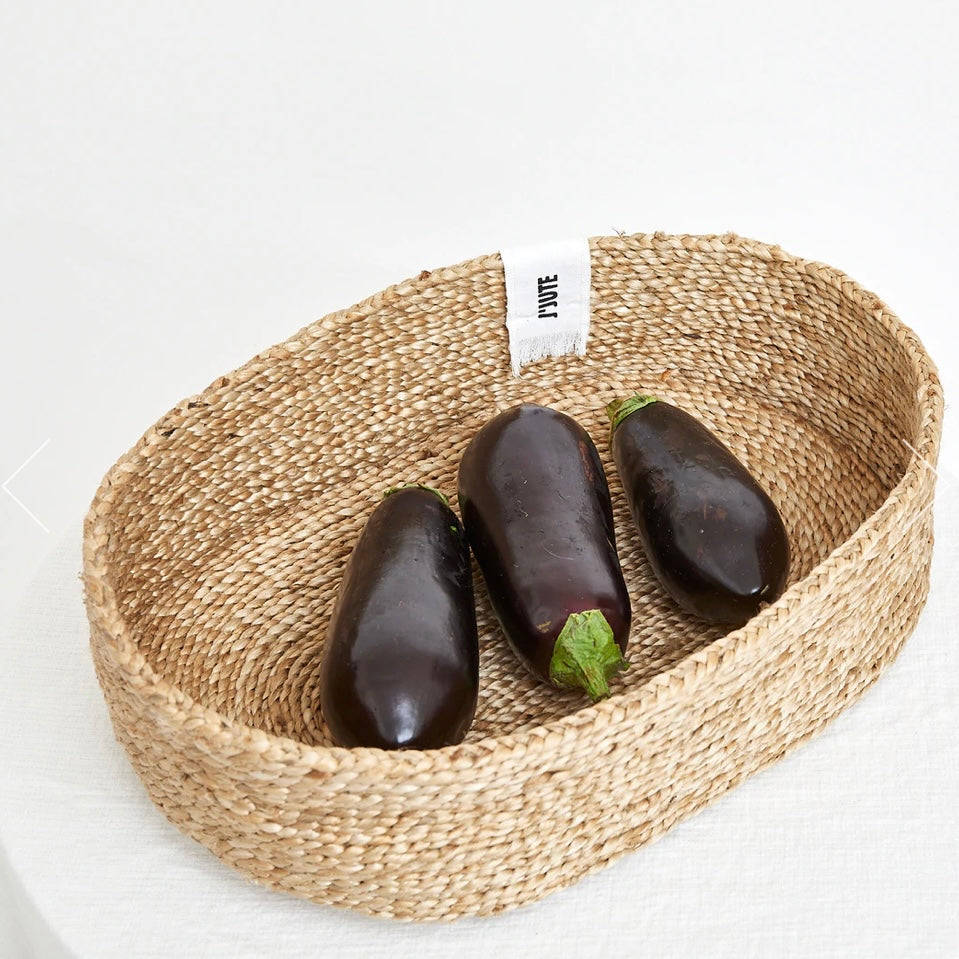 Newport Oval Jute Tray