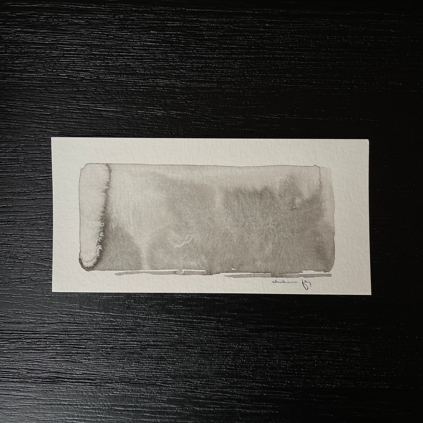 Watercolor on Paper Print