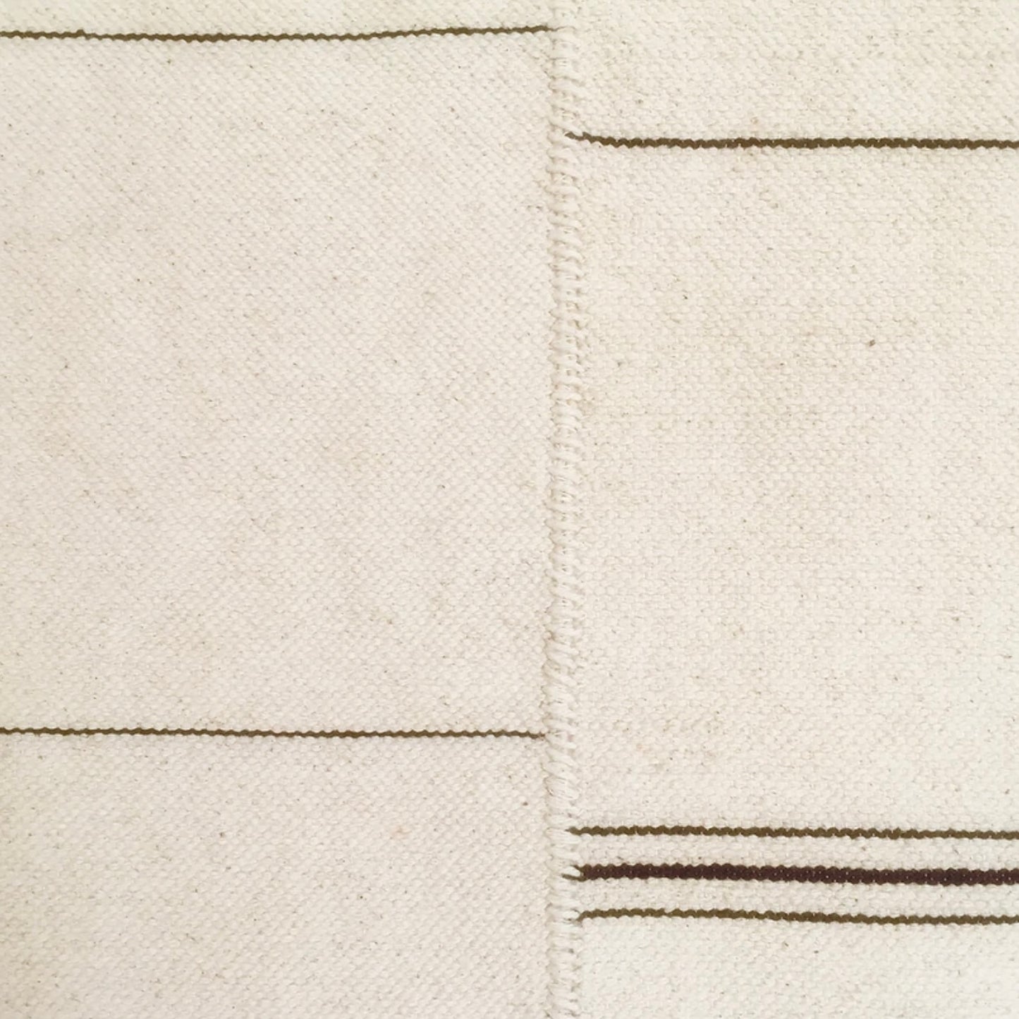 Offset Striped Throw