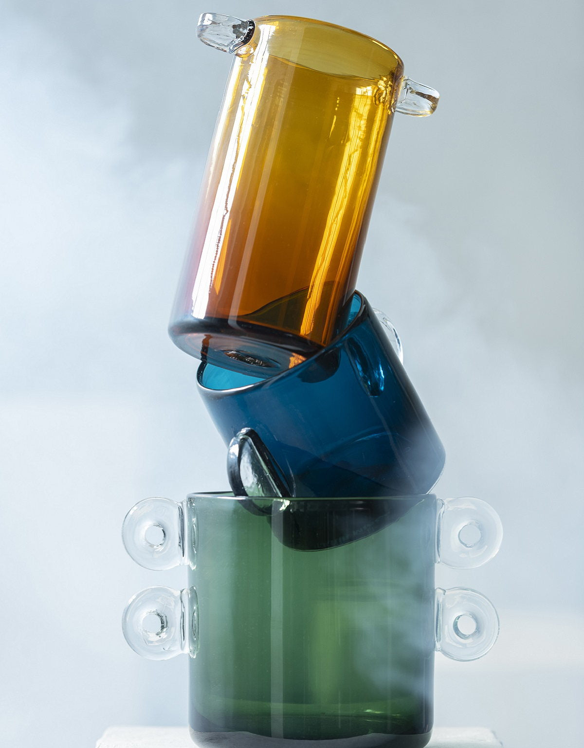 Blue Glass Vase