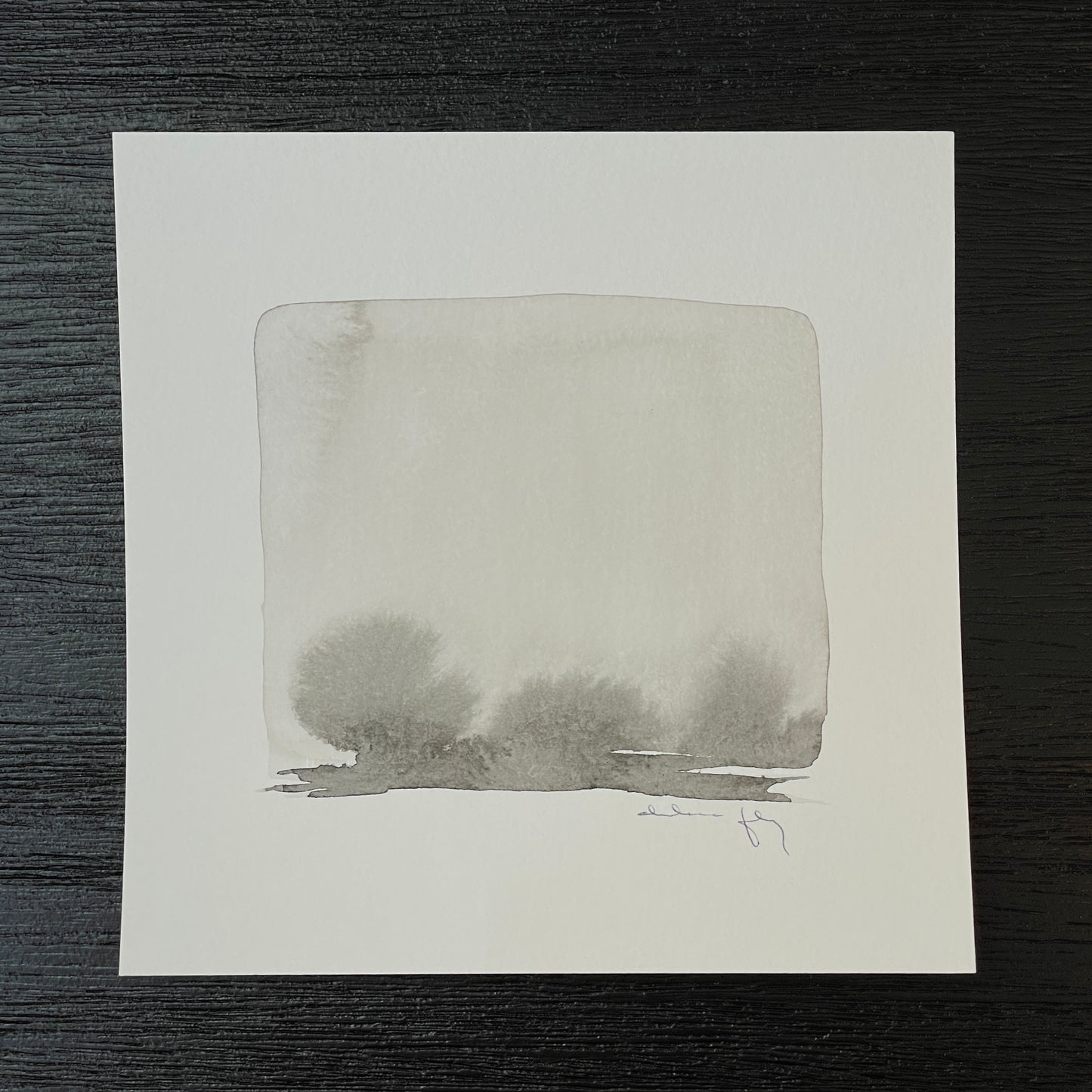 Watercolor on Paper Print