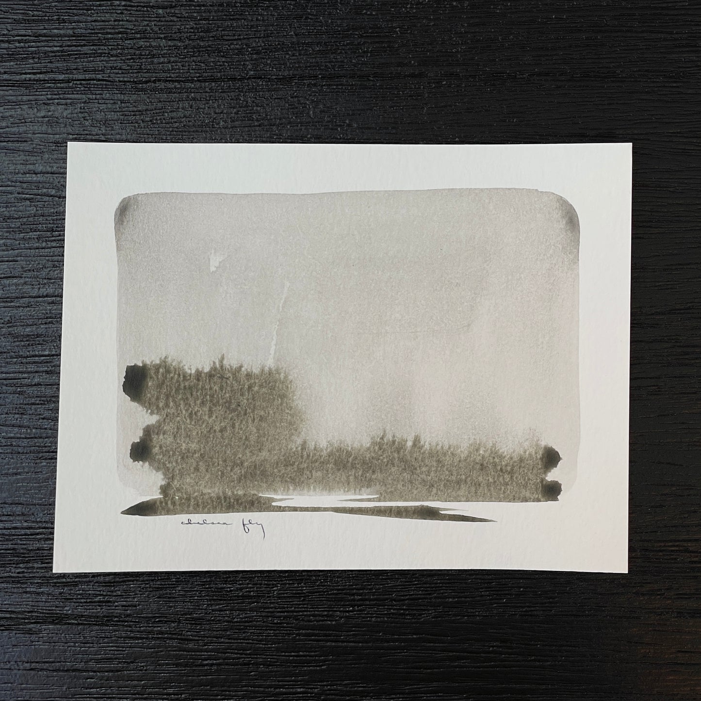 Watercolor on Paper Print