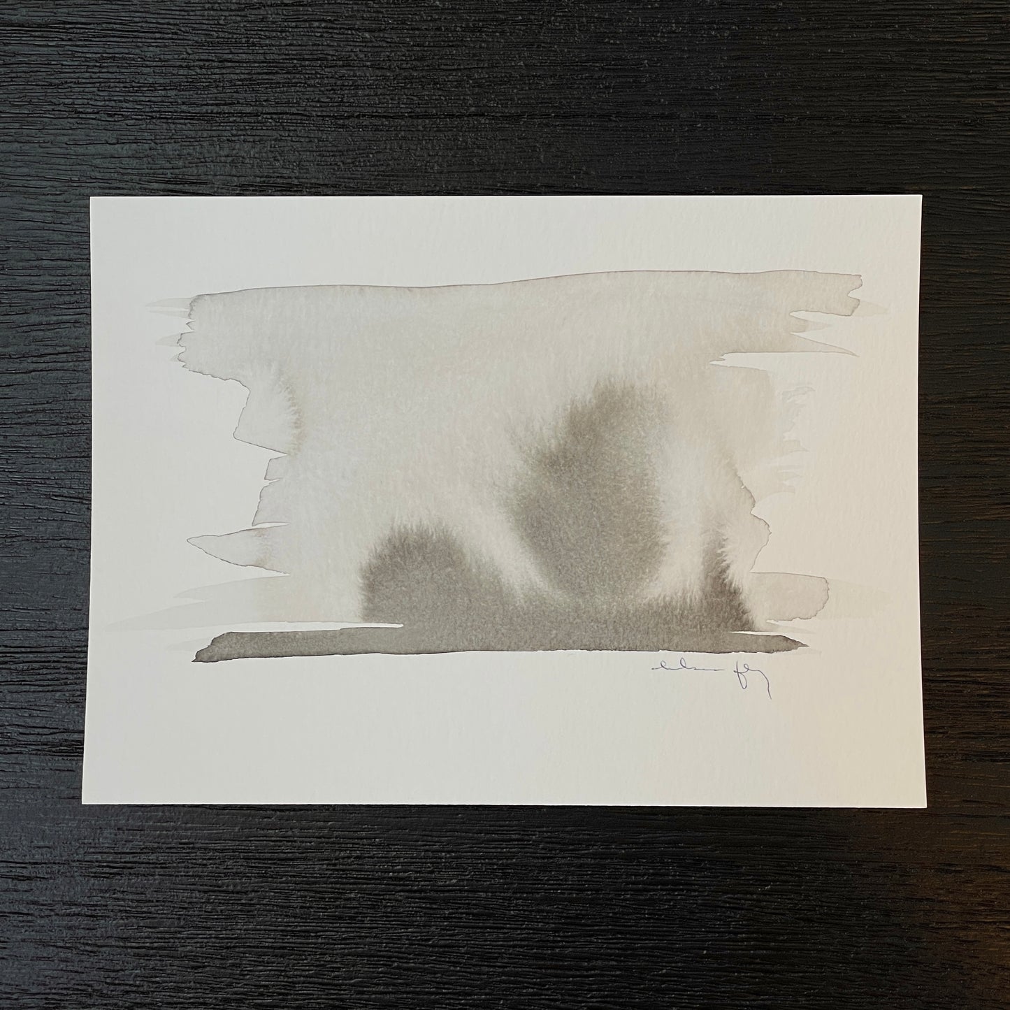 Watercolor on Paper Print