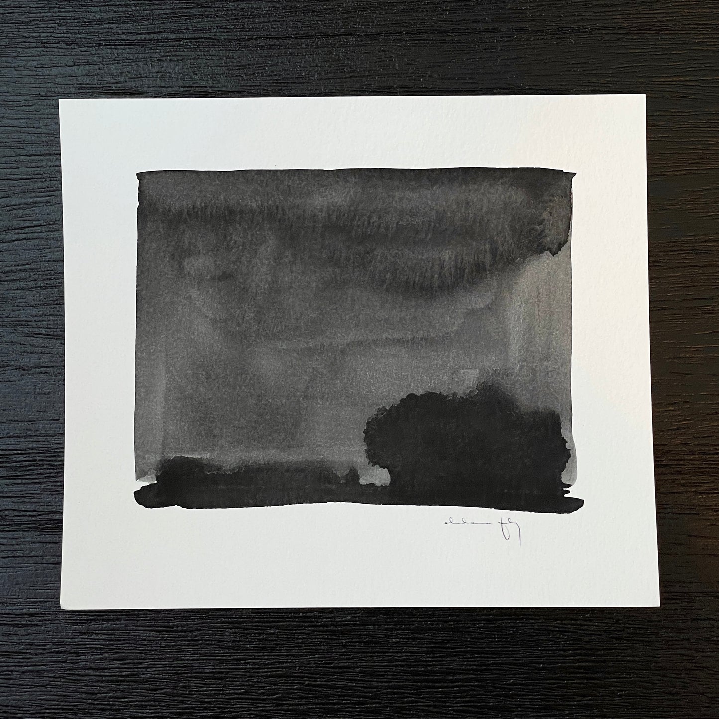 Watercolor on Paper Print