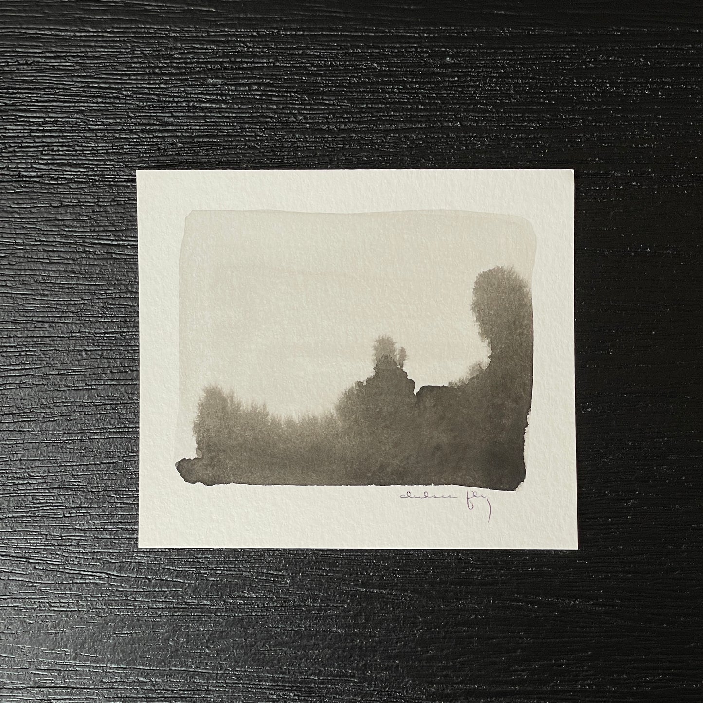 Watercolor on Paper Print