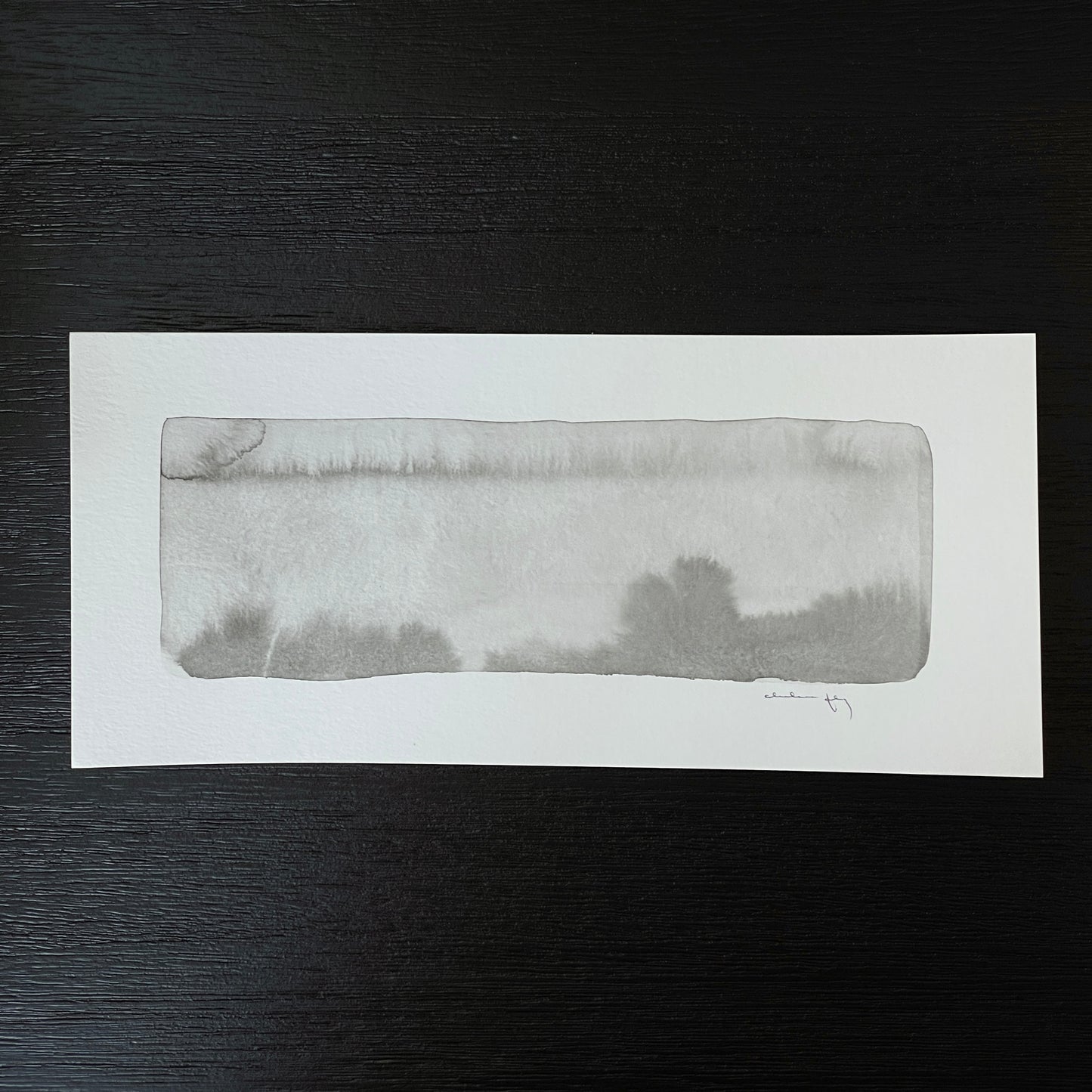 Watercolor on Paper Print
