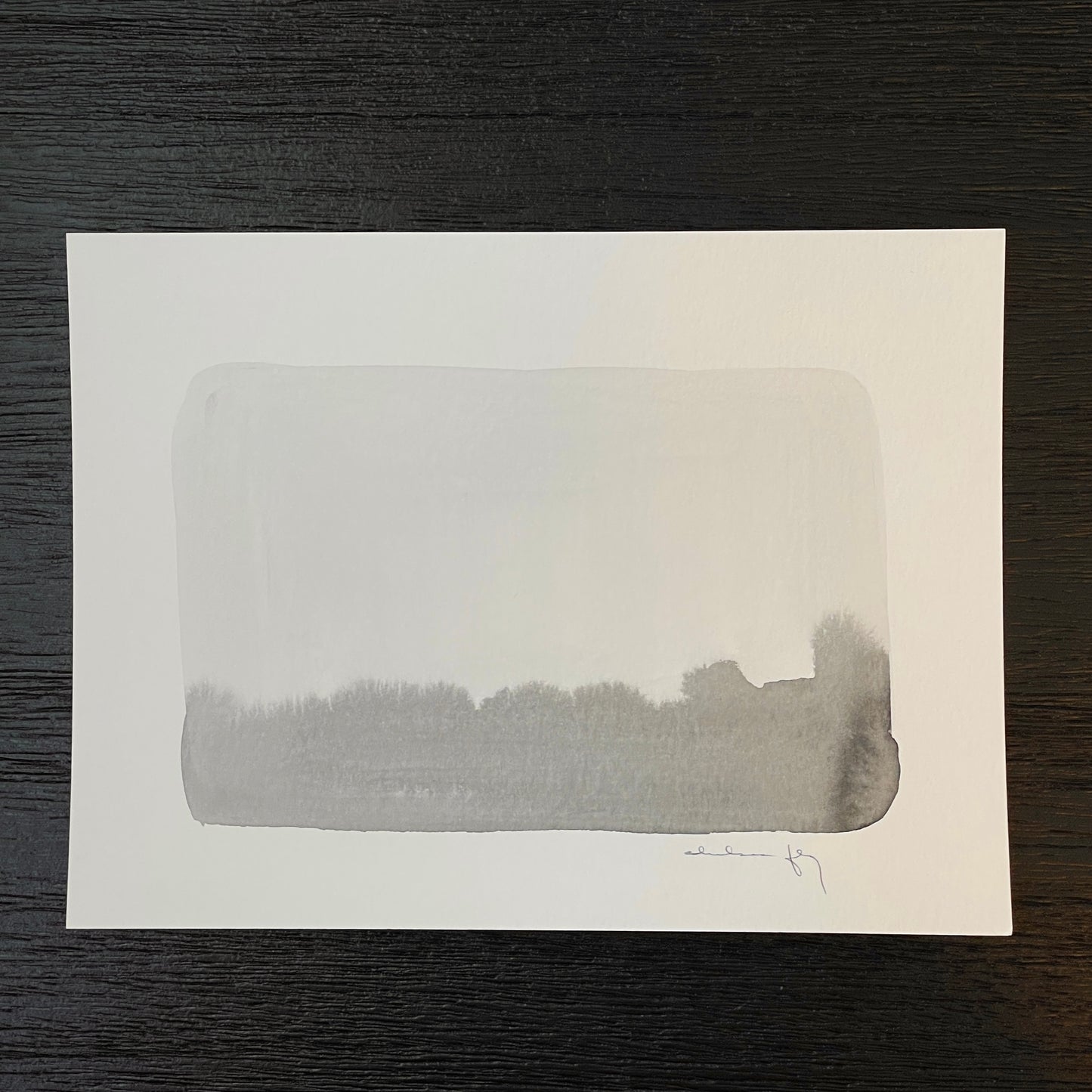 Watercolor on Paper Print