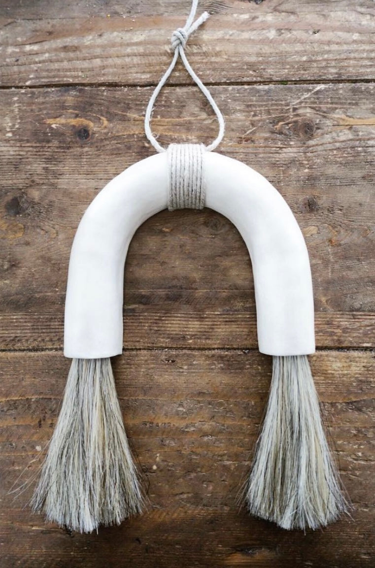 Ceramic Arch with Horse Hair
