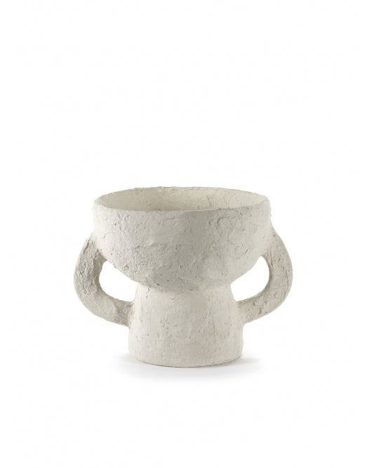 Paper Mache Vase with Handles