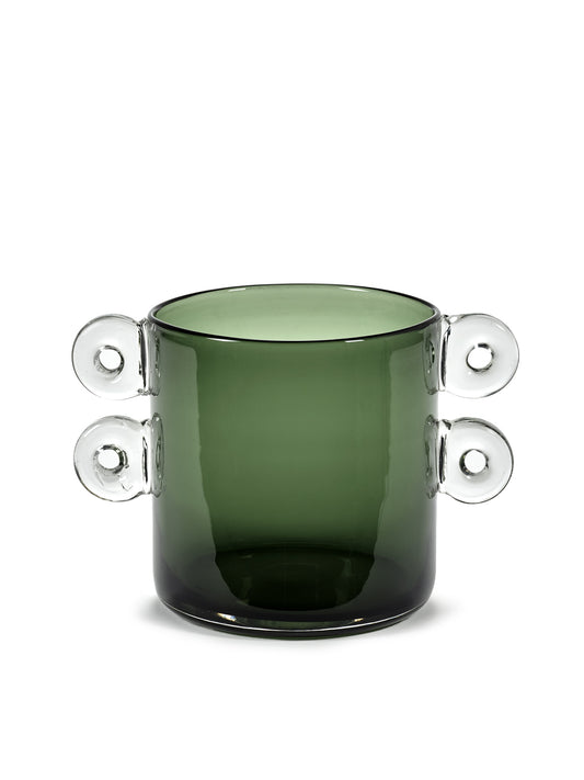 Green Glass Vase